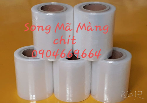 Màng chít 12.5cm*0.5kg (Màng Quấn Pallet/ Màng PE/ Màng Stretch film)